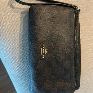 Coach Black and Brown Wallet